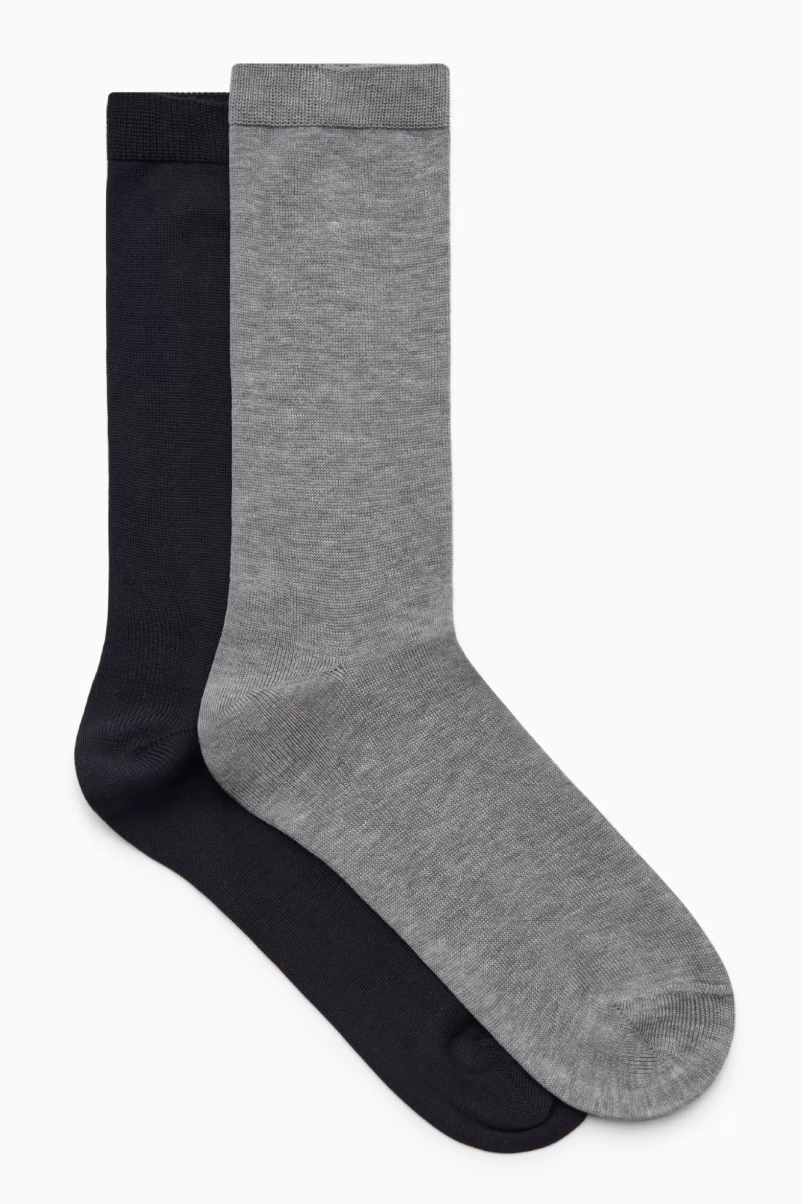 COS 2-PACK MERCERISED COTTON SOCKS