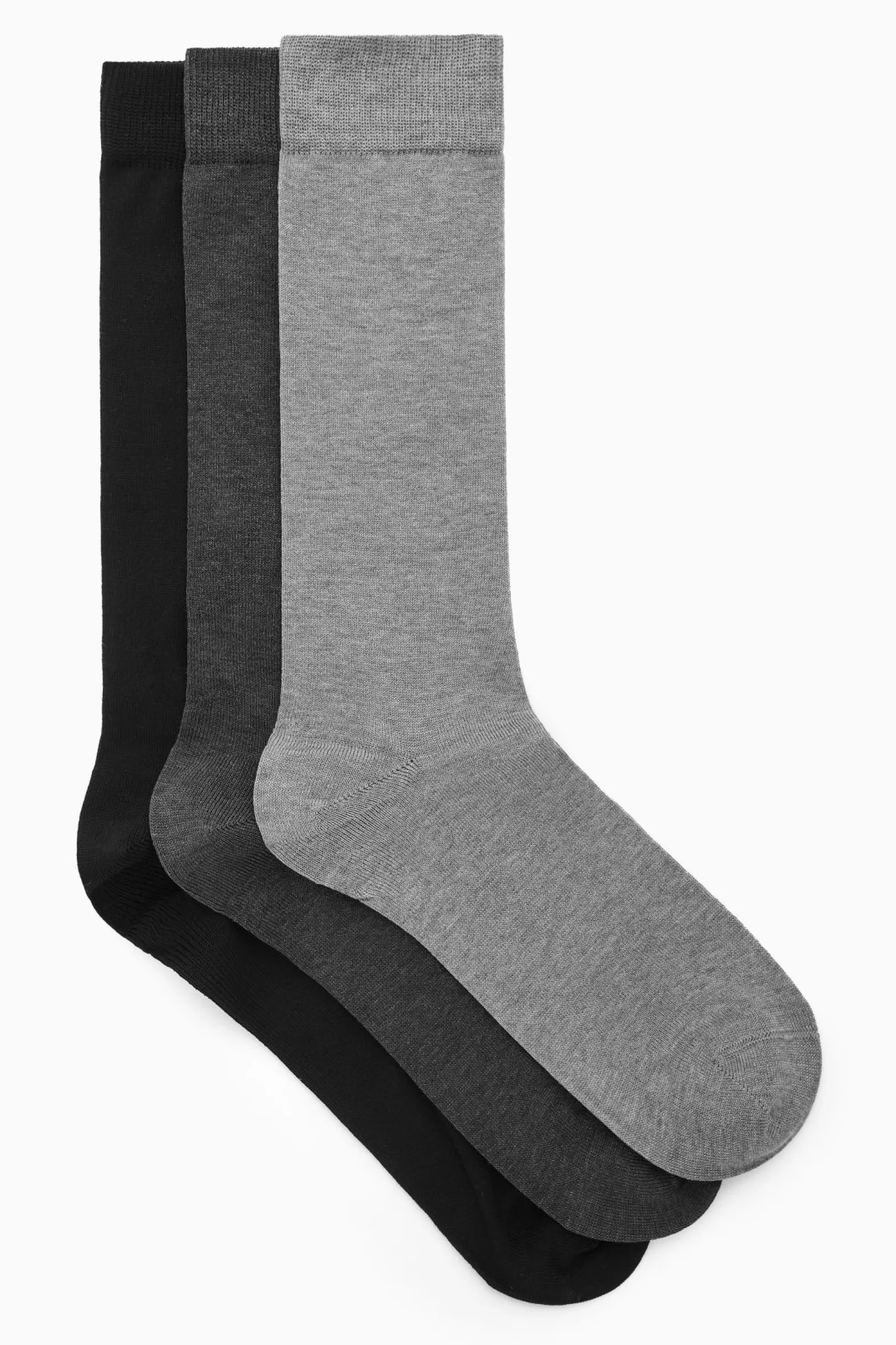 COS 3-PACK MERCERISED COTTON SOCKS