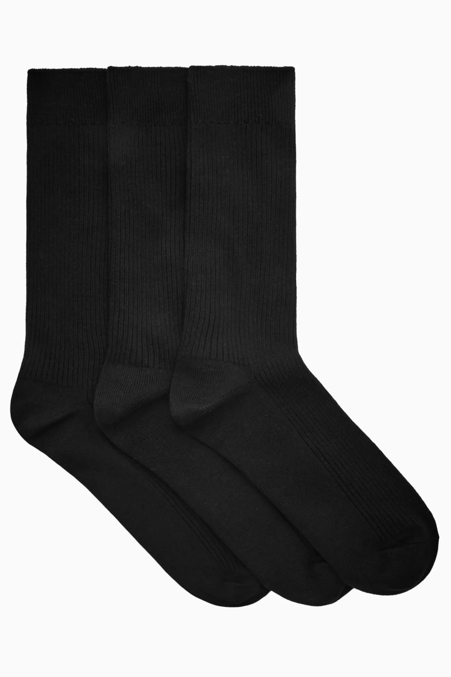 COS 3-PACK RIBBED SOCKS