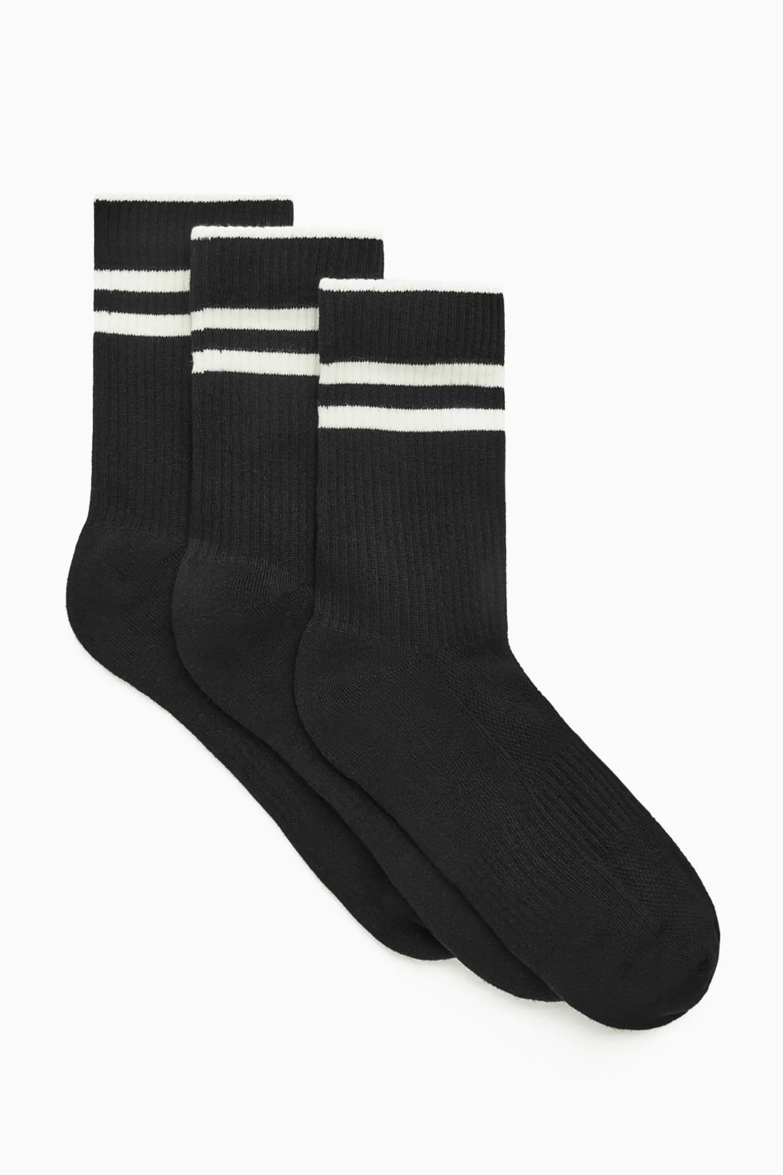 COS 3-PACK RIBBED SPORTS SOCKS