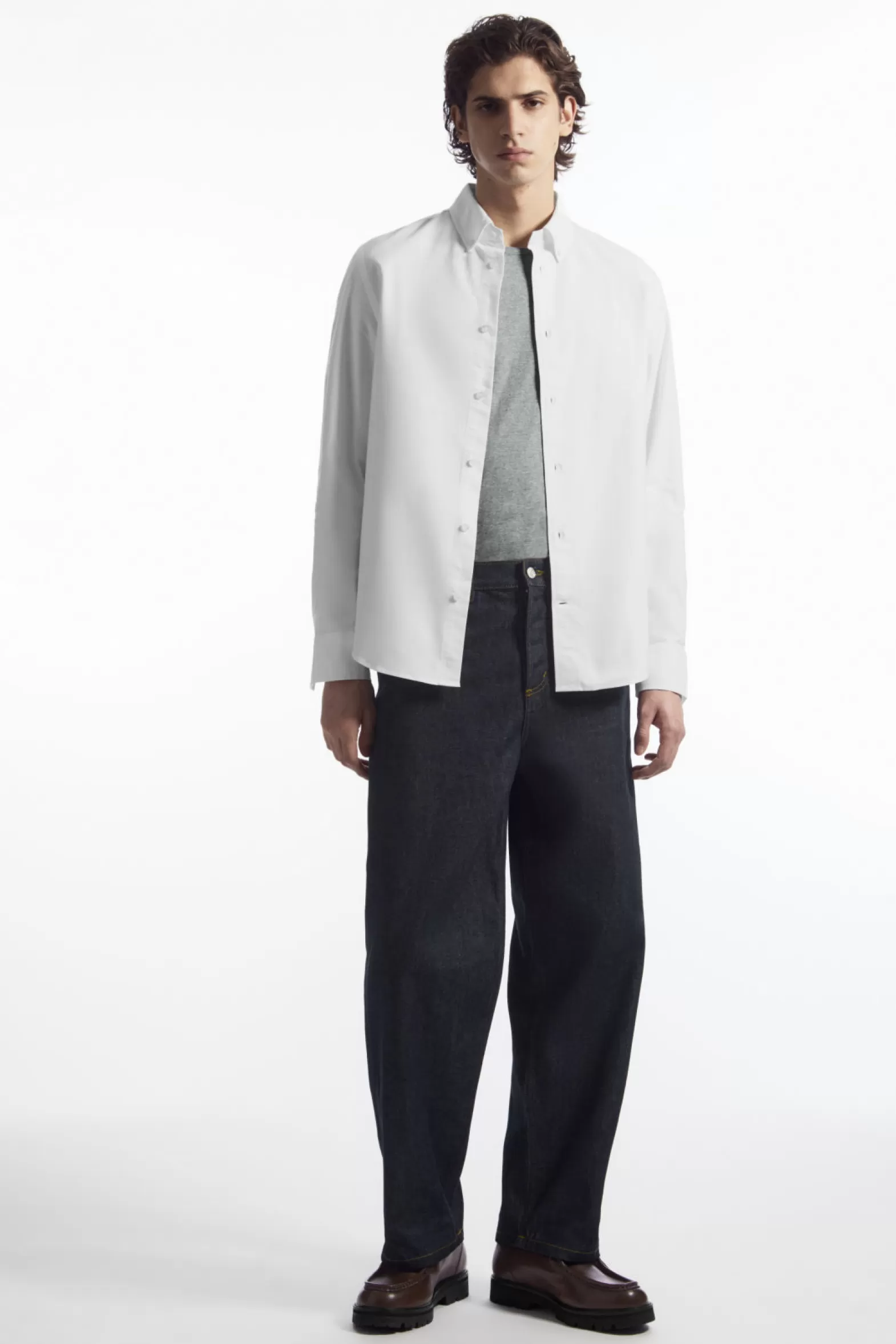 COS BUTTON-DOWN COLLAR OXFORD SHIRT