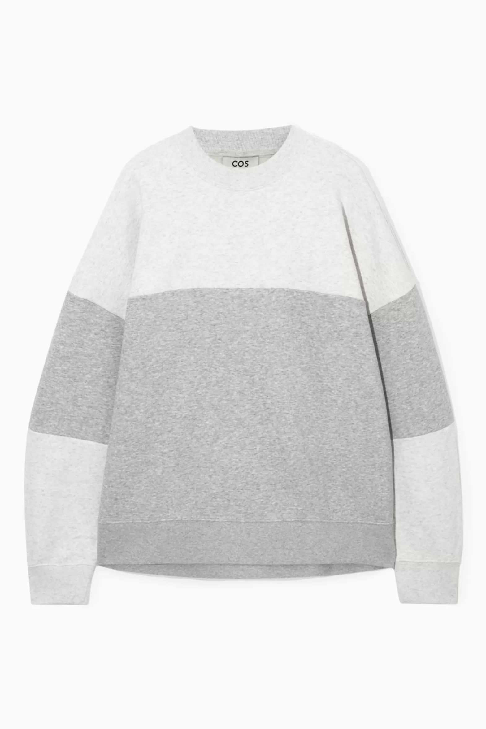 COS COLOUR-BLOCK SWEATSHIRT