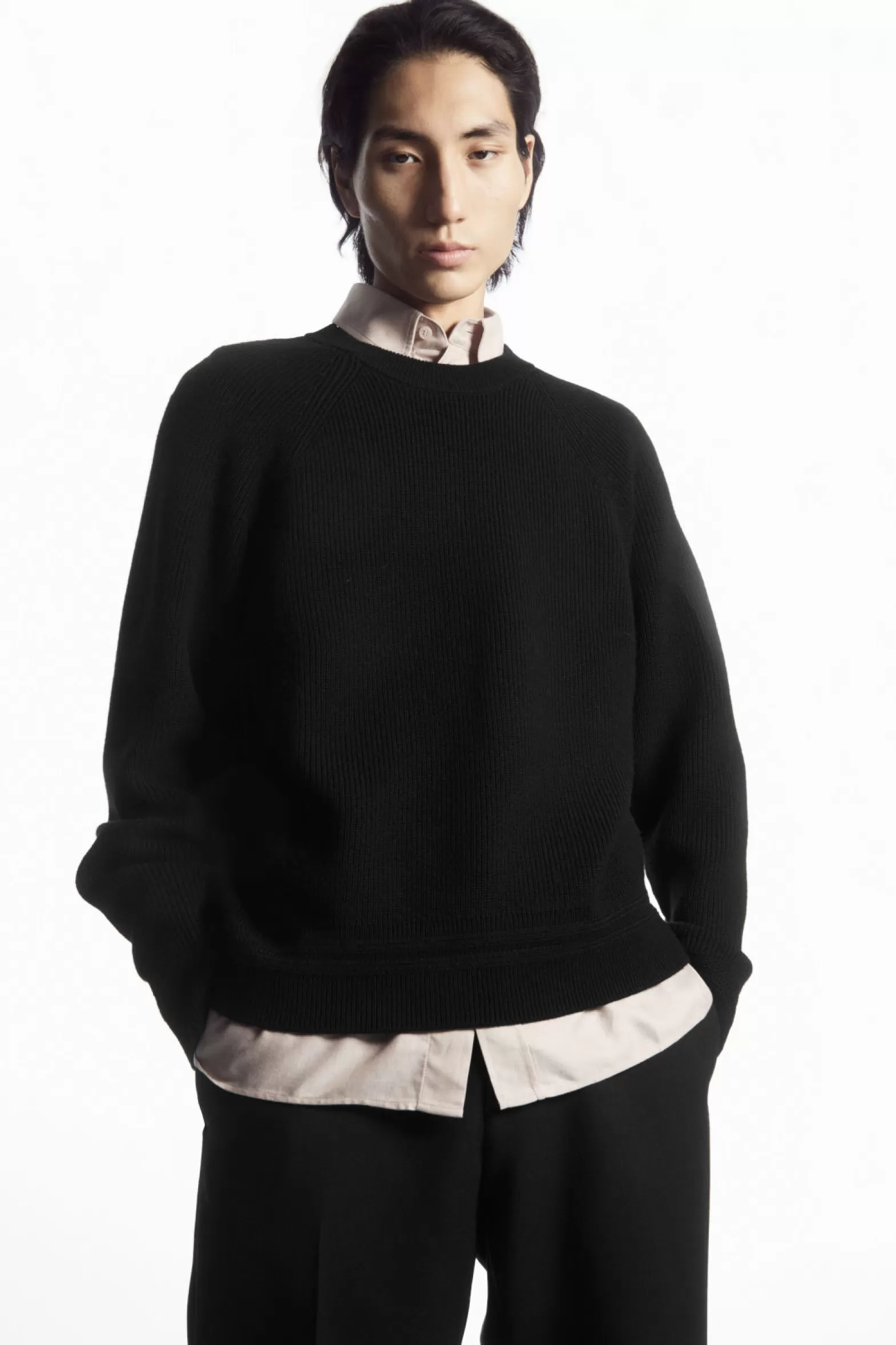 COS CREW-NECK WOOL JUMPER