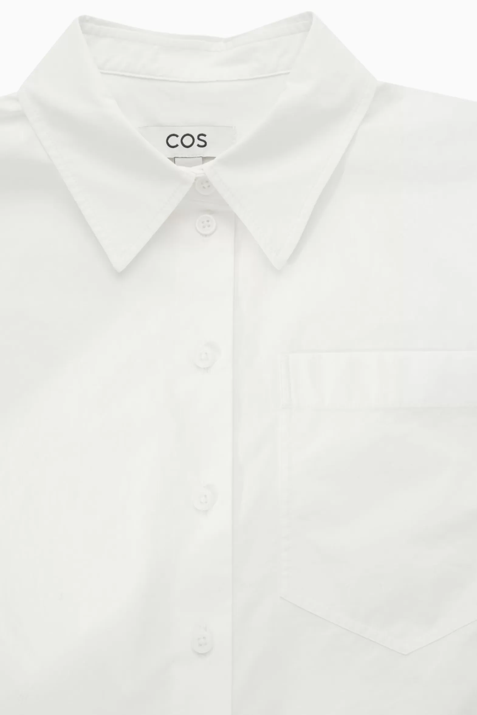 COS CROPPED POPLIN SHIRT