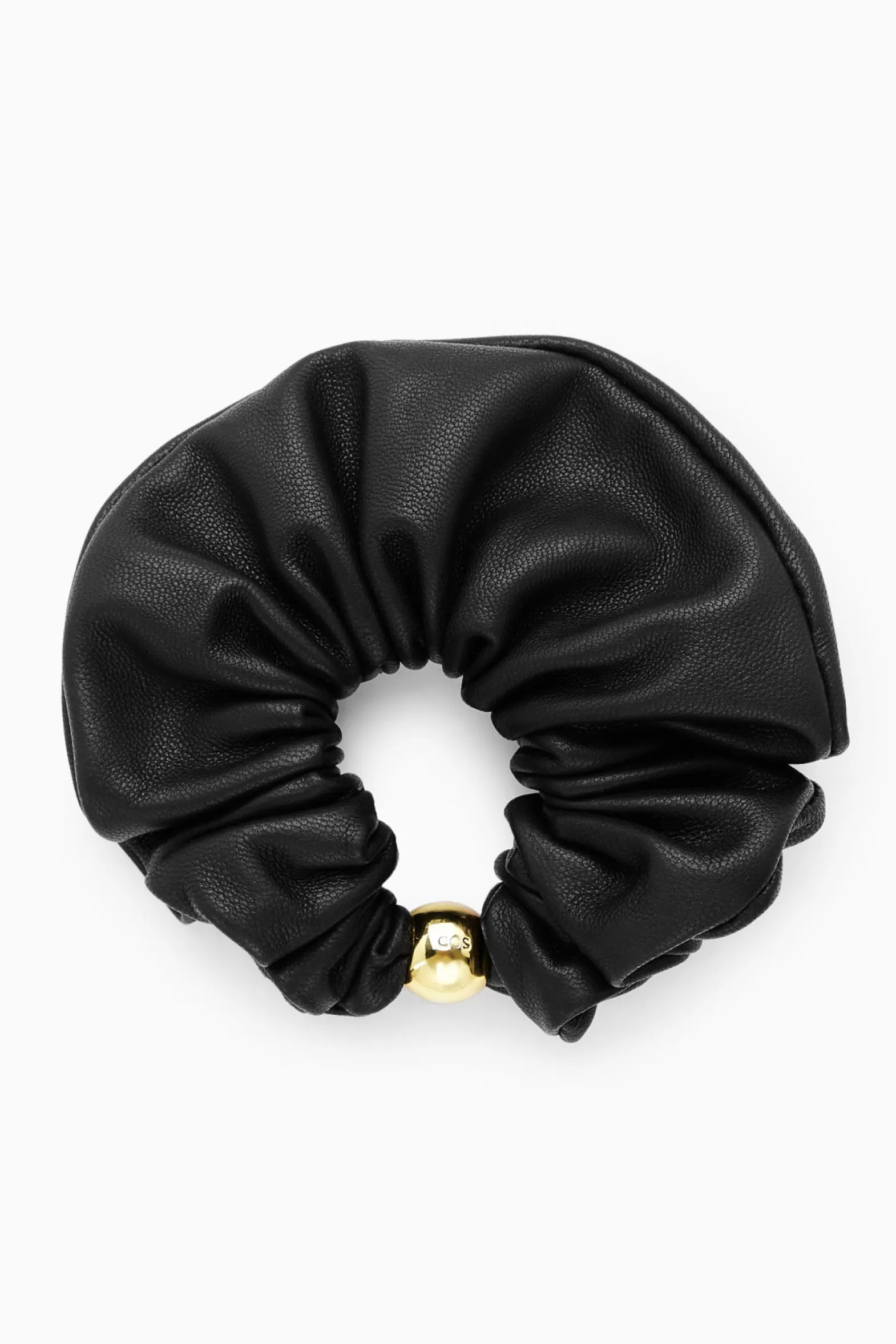 COS EMBELLISHED LEATHER SCRUNCHIE