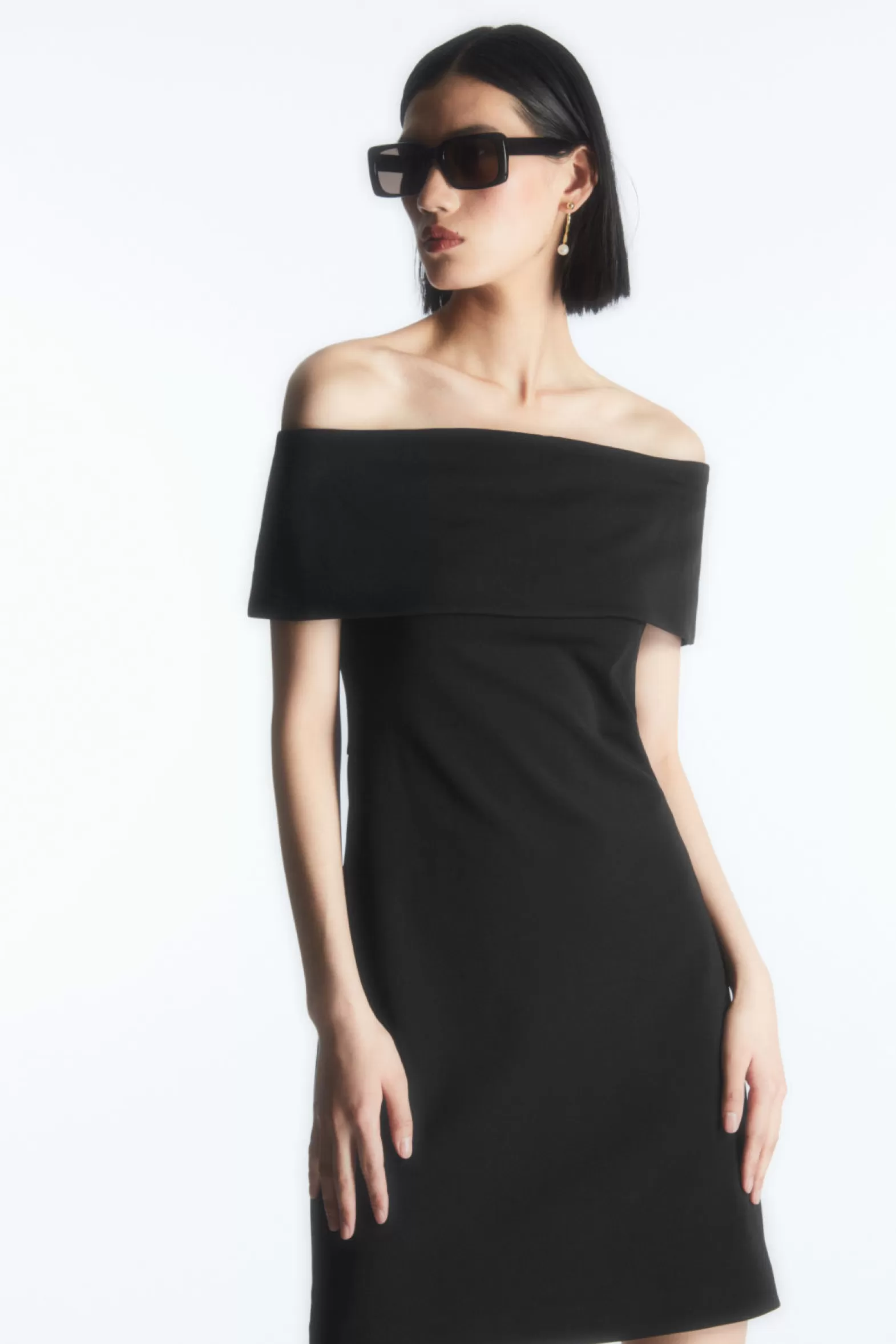 COS OFF-THE-SHOULDER DRESS