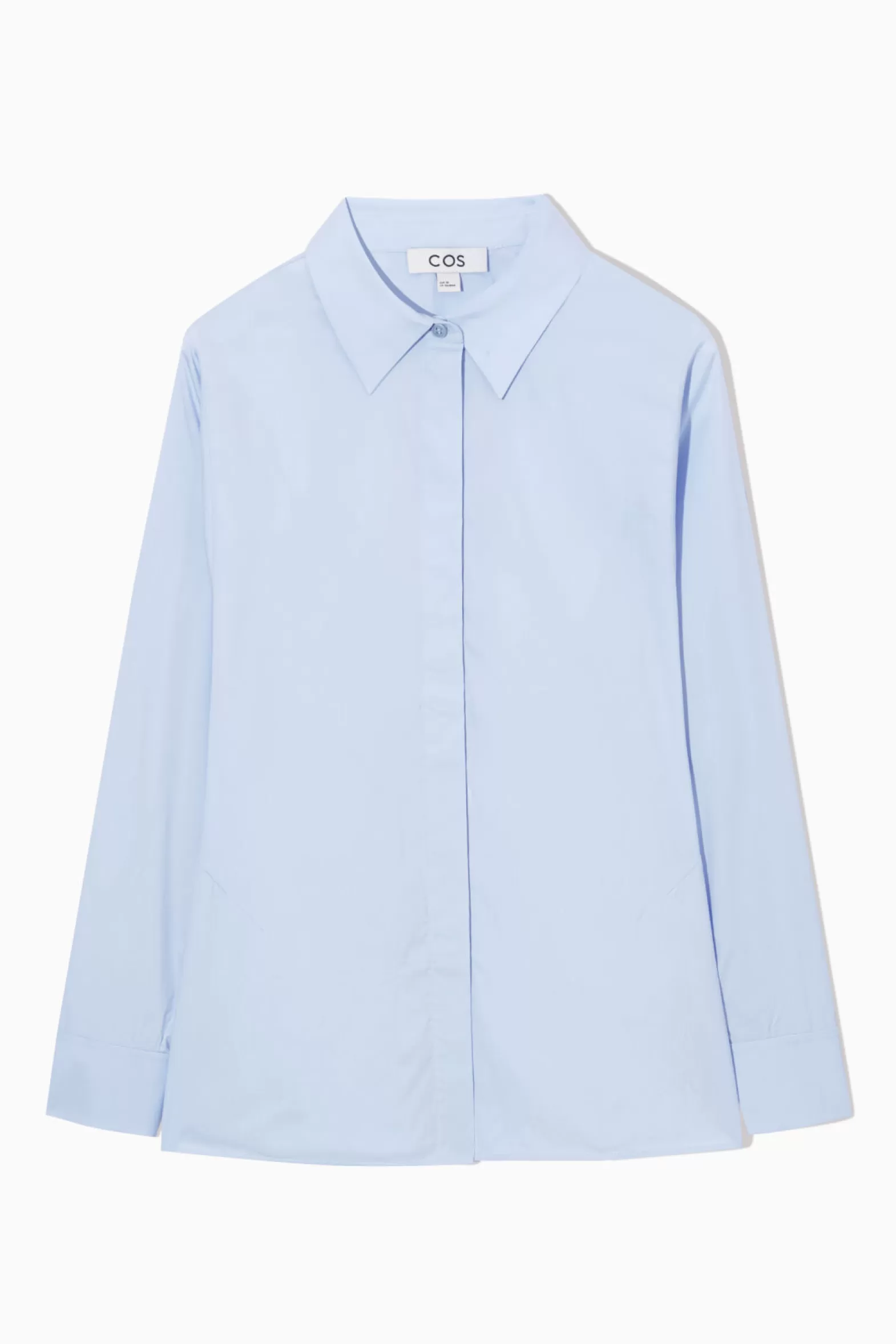 COS OVERSIZED WAISTED POPLIN SHIRT