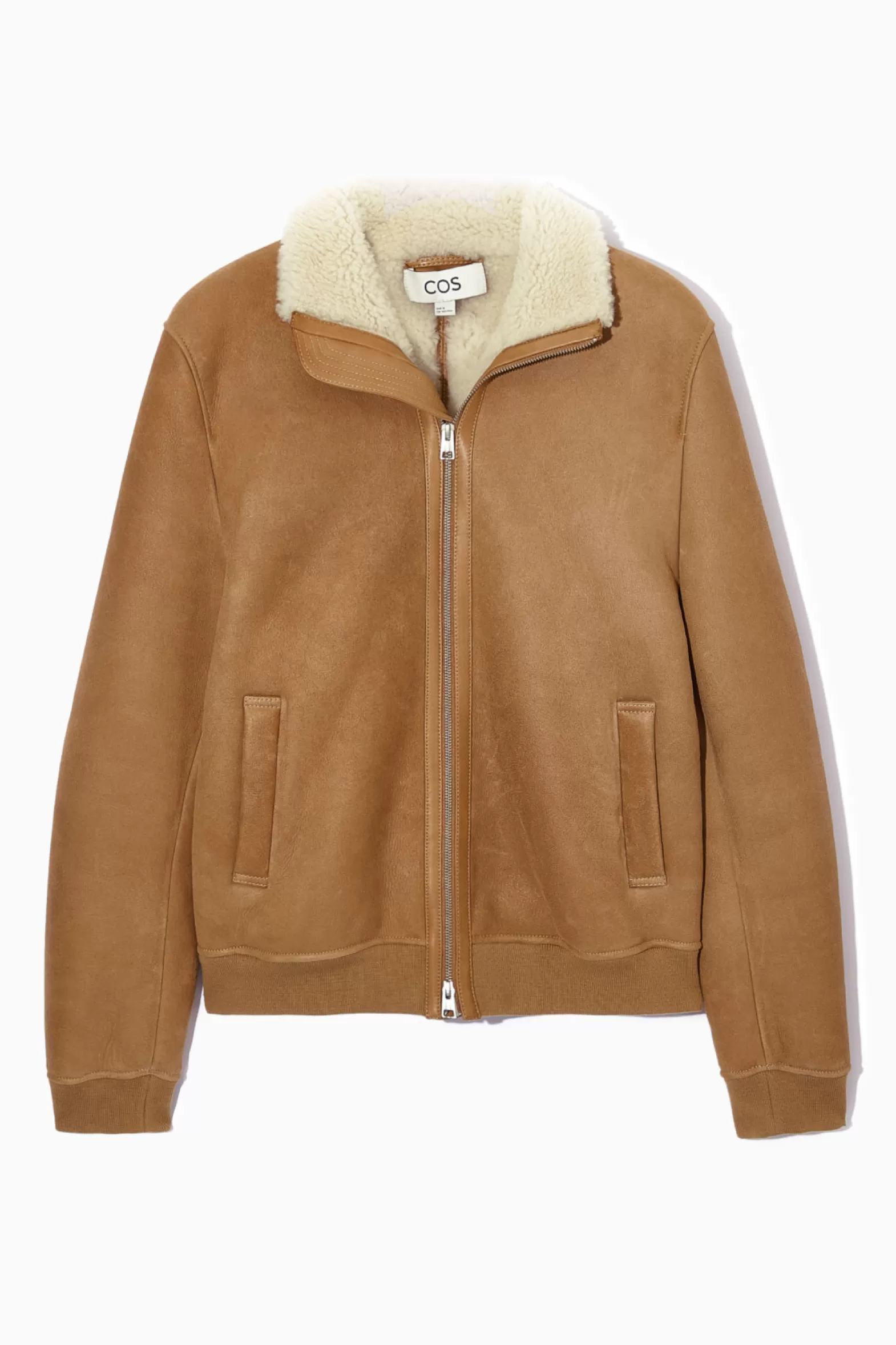 COS SHEARLING BOMBER JACKET