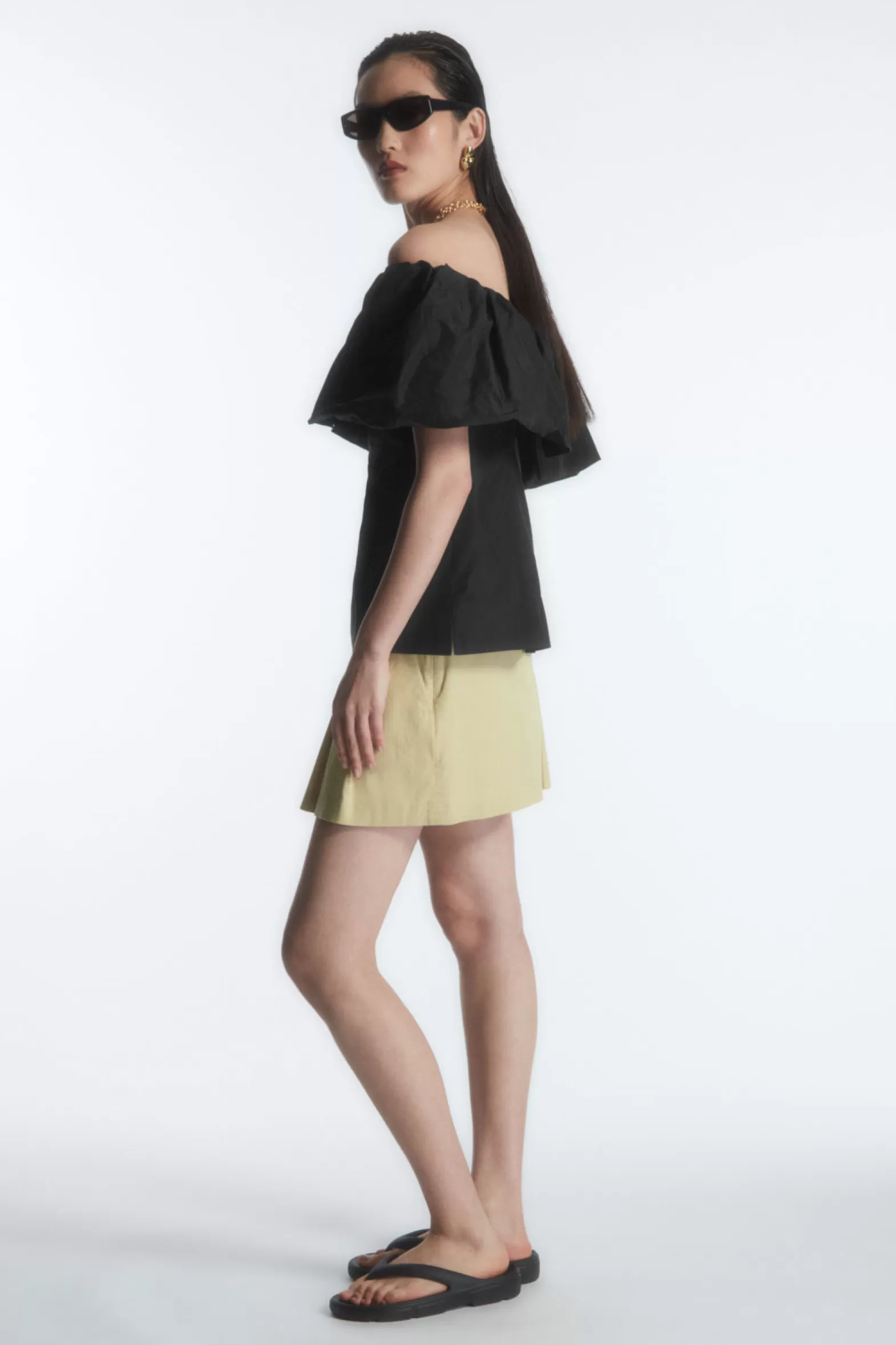 COS VOLUMINOUS OFF-THE-SHOULDER TOP