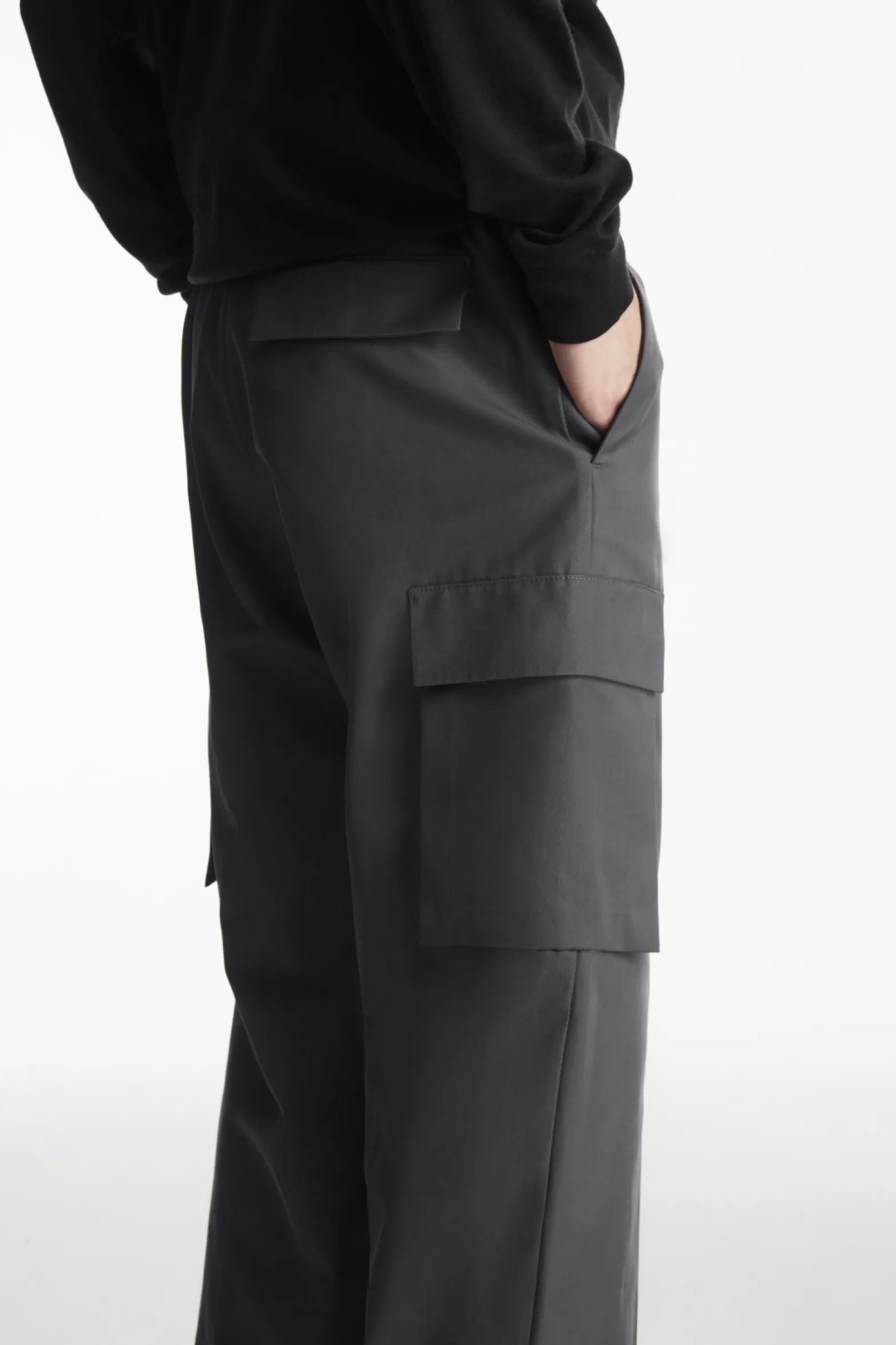 COS WIDE-LEG CARGO TROUSERS