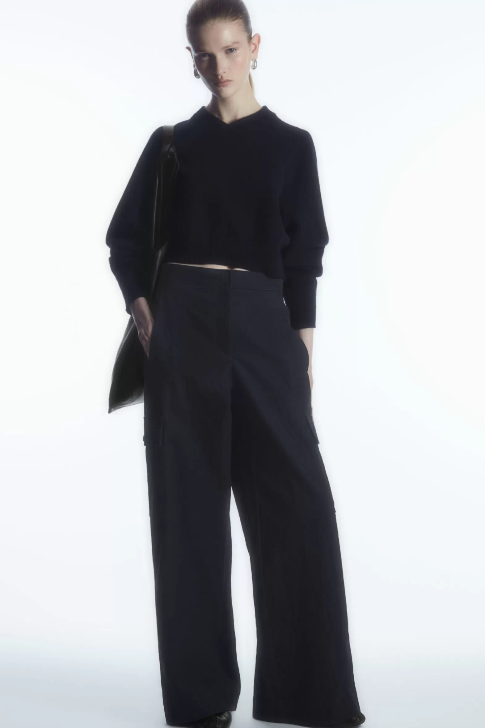 COS WIDE-LEG CARGO TROUSERS