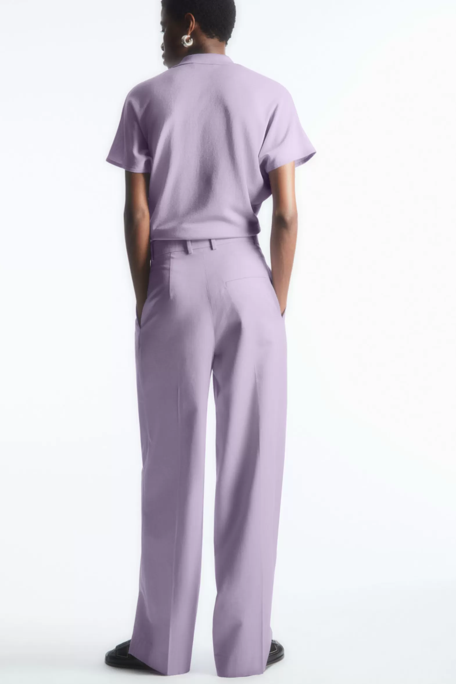 COS WIDE-LEG TAILORED TROUSERS